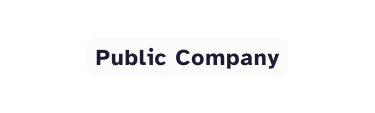 Public Company